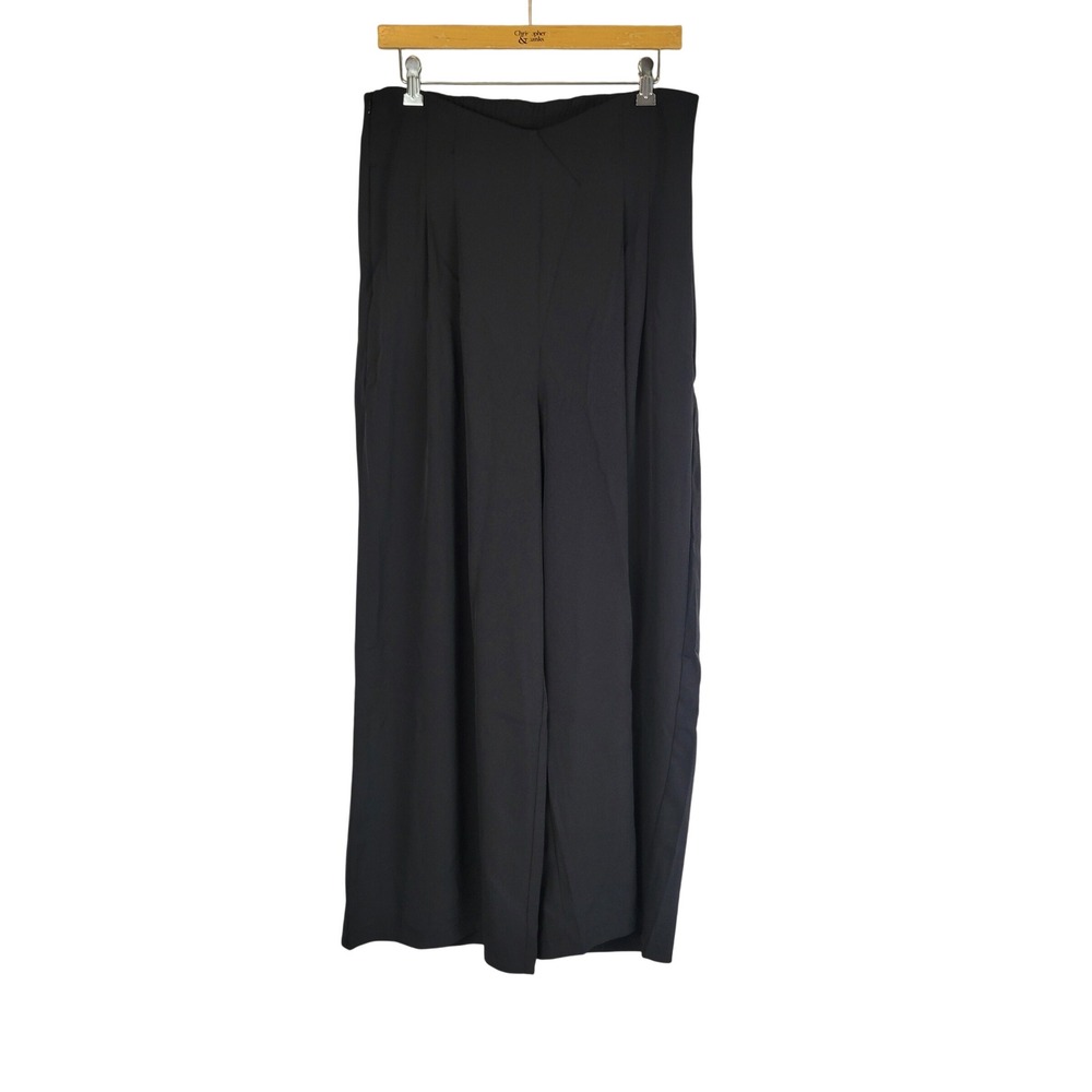 NEW Halara High Rise Wide Leg Pants Black Size Large
